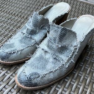 Right Bank Shoe Co. size 9,5 high heel slide mule